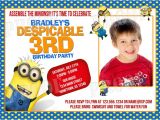 Minion Birthday Party Invites Minion Birthday Invitations Printable Invitations Card