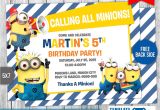 Minion Birthday Party Invites Minions Birthday Invitation 7 by Templatemansion On