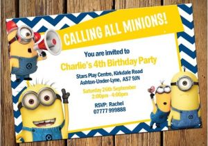 Minion Party Invitations Uk Minions Party Invitations Envelopes