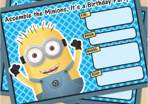 Minions Party Invites Free Printable Despicable Me Minion Birthday Invitation