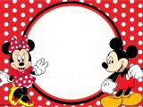 Minnie and Mickey Mouse Party Invitations Free Printable 1st Mickey and Minnie Invitation – Free
