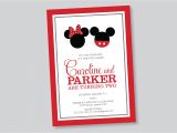 Minnie and Mickey Mouse Party Invitations Mickey and Minnie Mouse Birthday Party Invitations