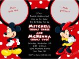 Minnie and Mickey Mouse Party Invitations Mickey Mouse Clubhouse Invitation for Birthday Party