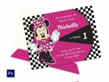 Minnie Birthday Invitation Template Awesome Minnie Mouse Invitation Template 27 Free Psd