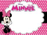 Minnie Birthday Invitation Template Printable Minnie Mouse Invitations Picture Fiftyplates