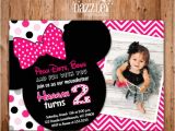 Minnie Mouse 2nd Birthday Invitation Wording Printable Minnie Mouse Birthday Invitation Girls First