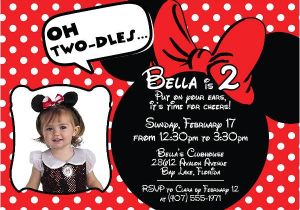 Minnie Mouse 2nd Birthday Invitations Template 8 Minnie Mouse Birthday Invitations Free Editable Psd