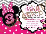 Minnie Mouse 3rd Birthday Invitation Wording Items Similar to 3rd Birthday Minnie Mouse Invitations On Etsy