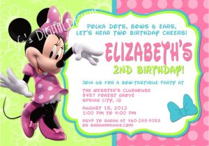 Minnie Mouse 3rd Birthday Invitation Wording Minnie Mouse Birthday Quotes Quotesgram