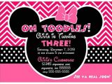 Minnie Mouse 3rd Birthday Invitations 25 Best She S Turning Two Images On Pinterest