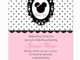 Minnie Mouse Baby Shower Invitations Free Minnie Mouse Baby Shower Invitations Free Templates