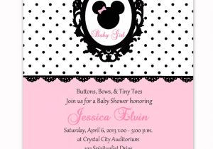 Minnie Mouse Baby Shower Invitations Free Minnie Mouse Baby Shower Invitations Free Templates