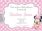Minnie Mouse Baby Shower Invitations Free Minnie Mouse Baby Shower Invitations Templates