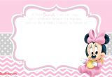 Minnie Mouse Baby Shower Invitations Free New Free Printable Mickey Mouse Baby Shower Invitation