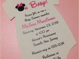 Minnie Mouse Baby Shower Invitations Party City Minnie Mouse Baby Shower Invitations Party City