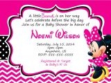 Minnie Mouse Baby Shower Invites Minnie Mouse Baby Shower Invitations Free – Invitations