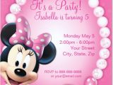 Minnie Mouse Birthday Invitation Template 26 Minnie Mouse Invitation Templates Psd Ai Word