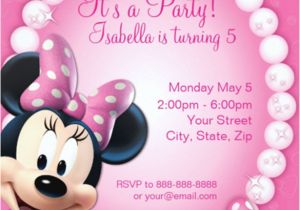 Minnie Mouse Birthday Invitation Template Free Download 21 Minnie Mouse Invitation Templates Ai Psd Word