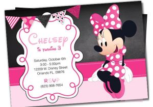 Minnie Mouse Birthday Invitation Template Free Download Awesome Minnie Mouse Invitation Template 21 Free Psd