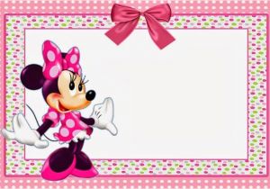 Minnie Mouse Birthday Invitation Template Free Download Minnie Mouse Free Printable Invitation Templates