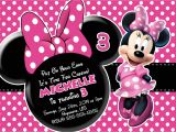 Minnie Mouse Birthday Invitation Template Minnie Mouse Printable Birthday Invitations Free