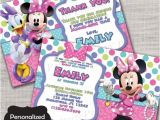 Minnie Mouse Bowtique Birthday Invitations Minnie Mouse Birthday Invite Minnie Minnie S Bowtique