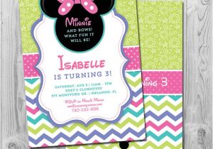 Minnie Mouse Bowtique Birthday Invitations Minnie Mouse Bowtique Invitations Minnie Bowtique Party