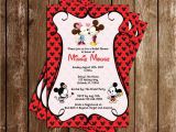 Minnie Mouse Bridal Shower Invitations Novel Concept Designs Mickey & Minnie Mouse Bridal