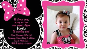 Minnie Mouse First Birthday Invitations Free Free Printable 1st Birthday Minnie Mouse Invitation