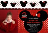 Minnie Mouse First Birthday Invitations Red Red Minnie Mouse Birthday Invitations Ideas – Bagvania