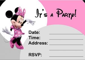 Minnie Mouse Party Invitation Template 23 Awesome Minnie Mouse Invitation Templates Psd Ai