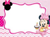 Minnie Mouse Party Invitation Template Baby Minnie Mouse Invitation Template Free Printable