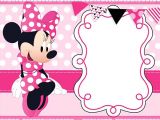 Minnie Mouse Party Invitation Template Printable Minnie Mouse Birthday Party Invitation Template