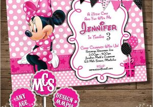 Minnie Mouse Party Invitations Diy 11 Minnie Mouse Birthday Invitations Psd Vector Eps