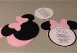 Minnie Mouse Party Invitations Diy Diy Minnie Mouse Invitations In Light Pink Birthday
