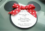 Minnie Mouse Party Invitations Diy Make Your Babys Birthday Party Invitations