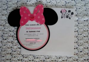 Minnie Mouse Party Invitations Diy Minnie Mouse Birthday Invitations Diy Invitation Librarry