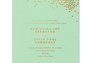 Mint and Gold Wedding Invites Mint and Gold Wedding Invitation Wedding Invites