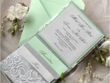 Mint Color Wedding Invitations Mint Green Wedding Invitations Kinderhooktap Com