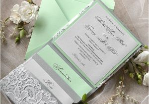 Mint Color Wedding Invitations Mint Green Wedding Invitations Kinderhooktap Com