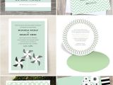 Mint Color Wedding Invitations Wedding Invitation Color Trend Mint Green Invitation Crush