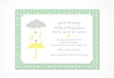 Mint Green and Yellow Baby Shower Invitations Baby Shower Invitation Neutral Printable Gender Neutral