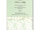 Mint to Be Bridal Shower Invitations Embossed and Diecut Mint Bridal Shower Invitations