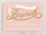 Minted Wedding Shower Invitations Bubbly Brunch Bridal Shower Invitations by Geekink Minted
