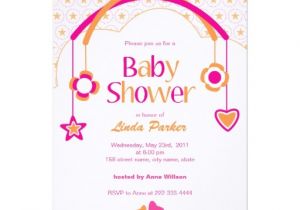 Mobile Baby Shower Invitations Baby Mobile Baby Shower Invitation