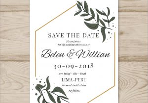 Modern Wedding Invitation Cards Template Vector Free 23 Modern Wedding Invitation Designs Examples In