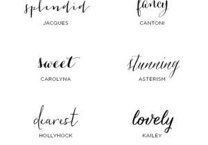 Modern Wedding Invitation Fonts 10 Hottest Wedding Fonts It Girl Weddings