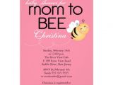 Mommy to Bee Baby Shower Invitations Modern Mom to Bee Baby Shower Invitation