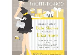 Mommy to Bee Baby Shower Invitations Mom to Bee Baby Shower Invitations