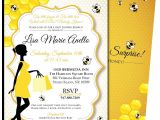 Mommy to Bee Baby Shower Invitations Mommy to Bee Baby Shower Invitations – Blackline